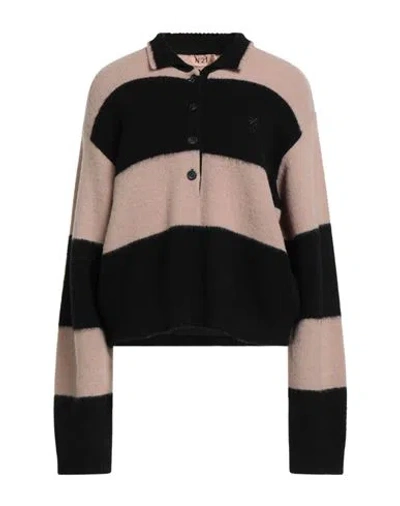 N°21 Woman Sweater Light Brown Size 10 Virgin Wool In Multi