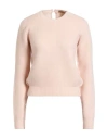 N°21 Woman Sweater Light Pink Size 2 Virgin Wool, Polyamide