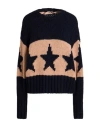 N°21 Woman Sweater Midnight Blue Size 4 Acrylic, Alpaca Wool, Polyamide, Wool In Multi