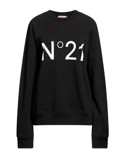 N°21 Woman Sweatshirt Black Size S Cotton