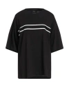 N°21 Woman T-shirt Black Size L Cotton In Black