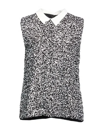 N°21 Woman Top Black Size 12 Polyester In Multi