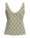 N°21 Woman Top Light Green Size 4 Virgin Wool In Green