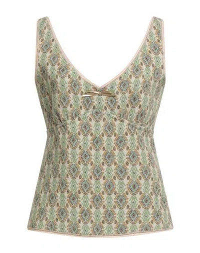 N°21 Woman Top Light Green Size 4 Virgin Wool