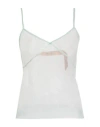 N°21 Woman Top Light Green Size S Polyamide In White
