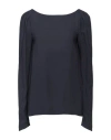 N°21 Woman Top Midnight Blue Size 6 Viscose In Blue