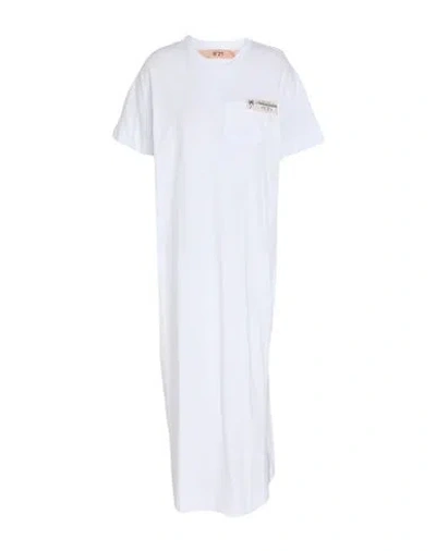 N°21 Woman T-shirt White Size 4 Cotton