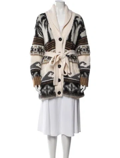 Pre-owned N°21 Wool Patterned Sweater In Neutral