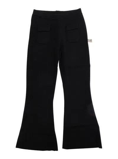 N°21 Nº21 Wool-acrylic Blend Trousers In Black