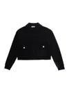 N°21 Nº21 Wool-blend Collared Sweater In Black