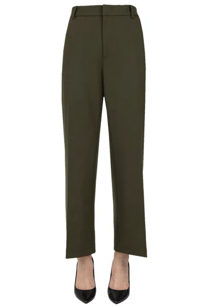 N°21 Wool-blend Trousers In Green
