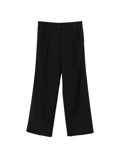 N°21 Woven Trousers In Black