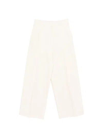 N°21 Woven Trousers In Neutral