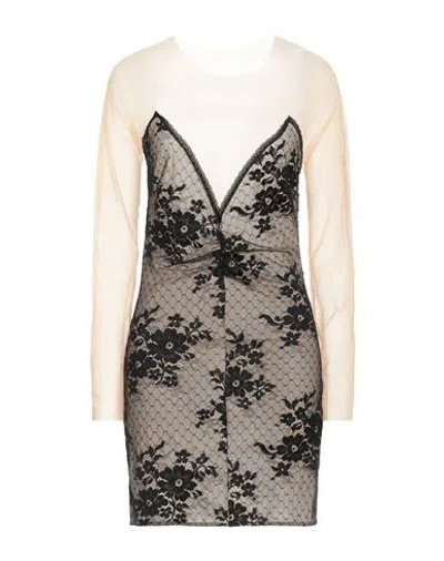 N°21 X Wolford Woman Mini Dress Black Size 8 Polyamide, Elastane