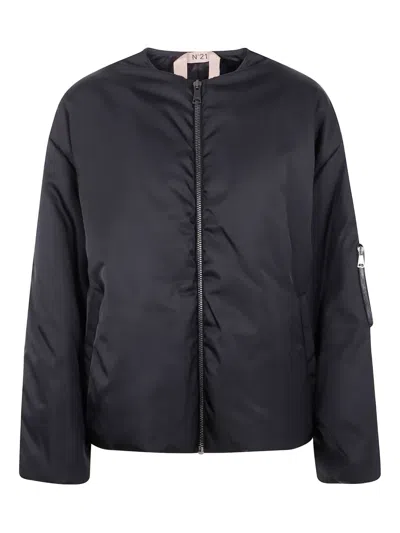 N°21 Zip-fastening Bomber Jacket