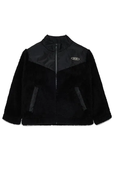 N°21 ZIP SWEATSHIRT WITH LOGO
