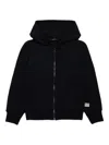 N°21 Zip-up Hoodie In Black