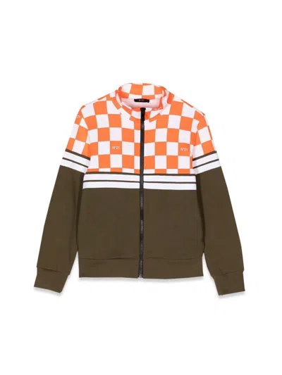 N°21 Zipper Sweatshirt In Brown