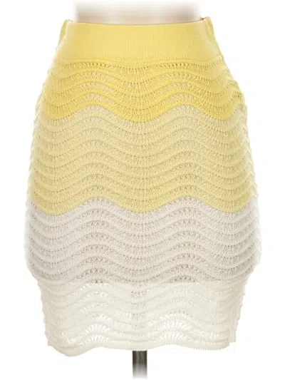 Pre-owned Na-kd Casual Skirt In Yellow