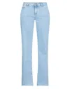 Na-kd Woman Jeans Blue Size 10 Polyester, Cotton In Blue