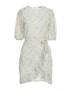 Na-kd Woman Short Dress Light Yellow Size 10 Polyester