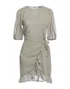 Na-kd Short Dresses In Sage Green
