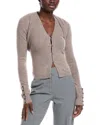 Naadam 2pc Bolero Cashmere Cardigan Set In Brown