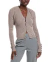Naadam 2pc Bolero Cashmere Cardigan Set In Brown