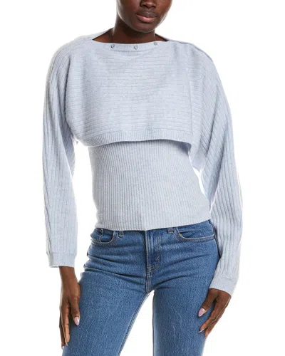 Naadam 2pc Cashmere Sweater Set In Blue