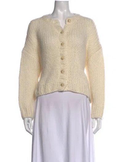 Pre-owned Naadam Alpaca Crew Neck Sweater In Neutrals