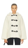Naadam Alpaca Wool Toggle Coat In Neutral