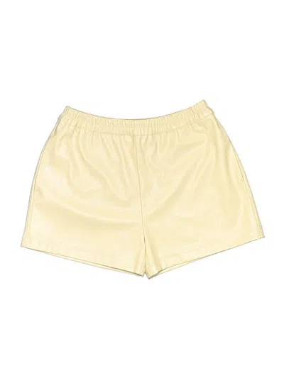 Pre-owned Naadam Athletic Shorts In Yellow
