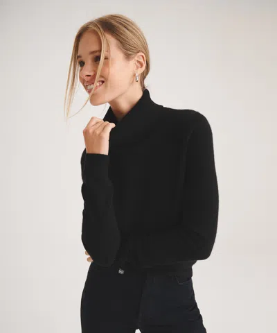 Naadam Basic Cashmere Turtleneck Sweater In Black