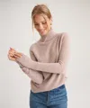 Naadam Basic Cashmere Turtleneck Sweater In Blue
