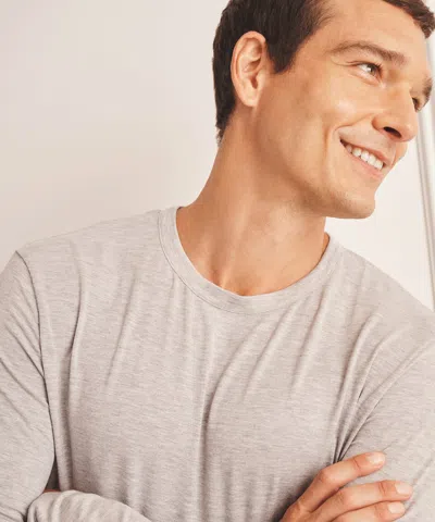 Naadam Breathable Long Sleeve Sleep Tee In Neutral