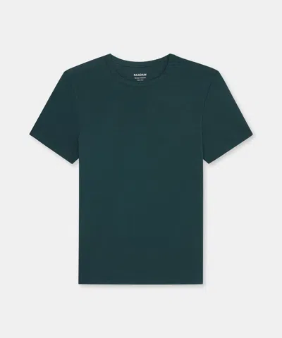 Naadam Breathable Short Sleeve Sleep Tee In Green