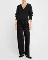 Naadam Button-down Cashmere Cardigan In Smoke