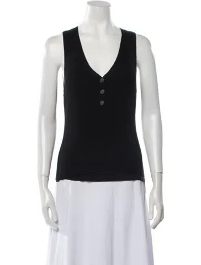 Pre-owned Naadam Cardigan Set Silk Sweater W/ Tags In Black