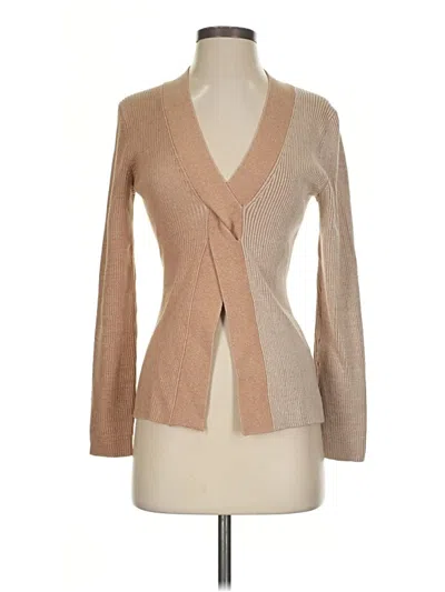 Pre-owned Naadam Cardigan Sweater In Tan