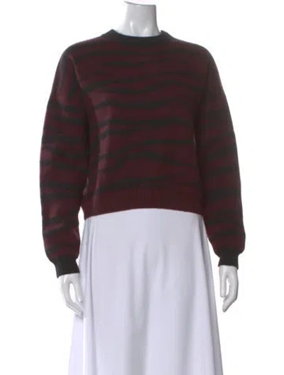 Pre-owned Naadam Cashmere Animal Print Sweater In Purple