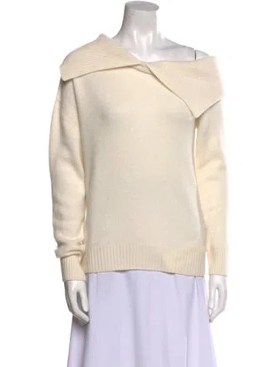 Pre-owned Naadam Cashmere Asymmetrical Sweater W/ Tags In Neutral