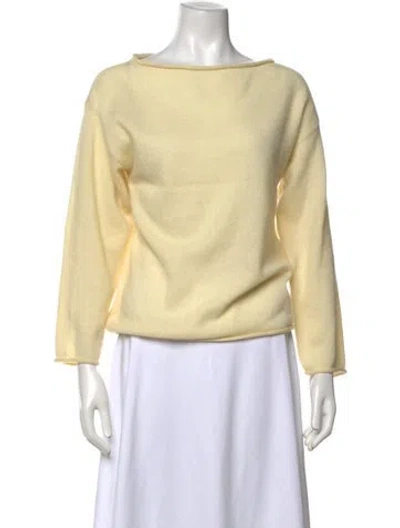 Pre-owned Naadam Cashmere Bateau Neckline Sweater In Neutrals
