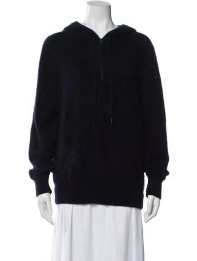 Pre-owned Naadam Cashmere Bomber Jacket In Blue