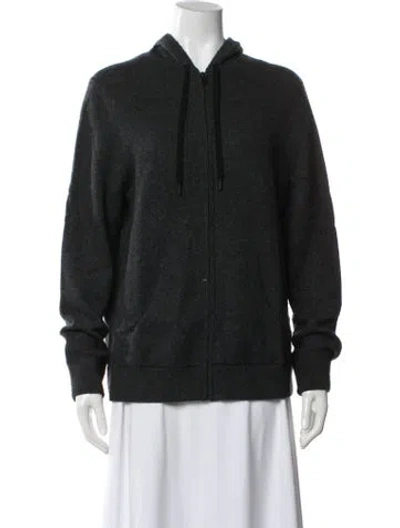 Pre-owned Naadam Cashmere Bomber Jacket In Gray