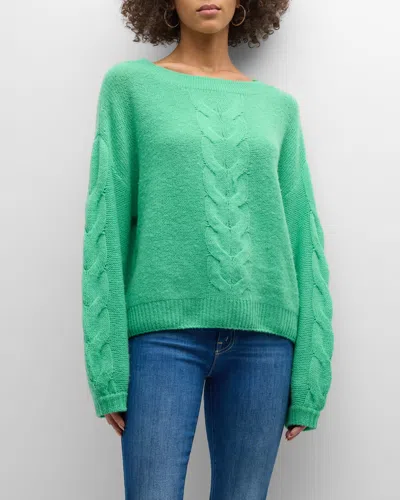 Naadam Cashmere Cable-knit Jumper In Green