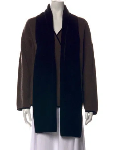 Pre-owned Naadam Cashmere Colorblock Pattern Sweater In Black