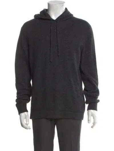 Pre-owned Naadam Cashmere Crew Neck Hoodie In Gray