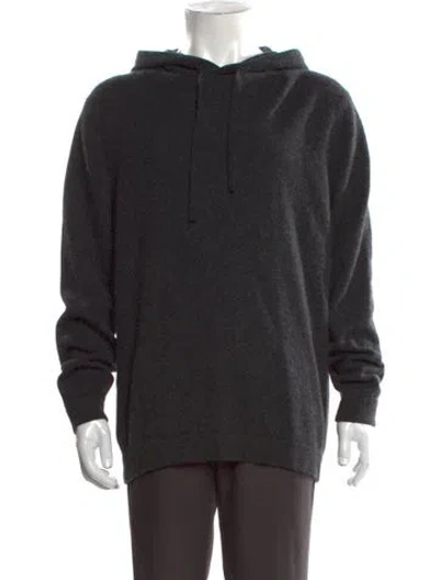 Pre-owned Naadam Cashmere Crew Neck Hoodie In Gray