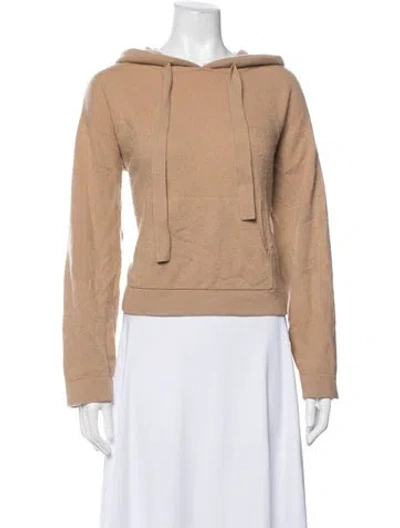 Pre-owned Naadam Cashmere Crew Neck Hoodie In Neutrals