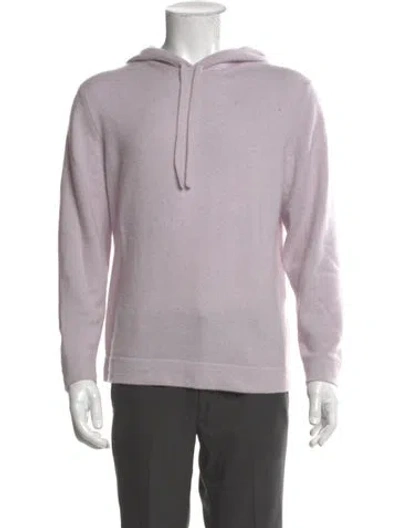 Pre-owned Naadam Cashmere Crew Neck Hoodie In Purple